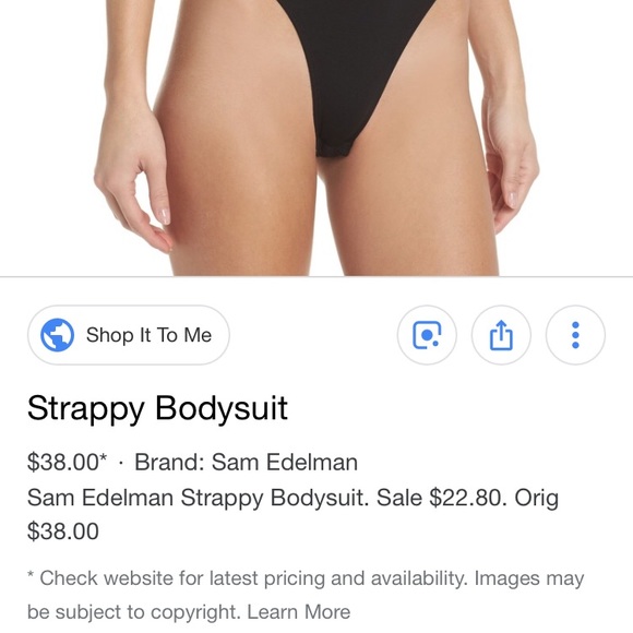 Sam Edelman plunge bodysuit - Picture 5 of 6